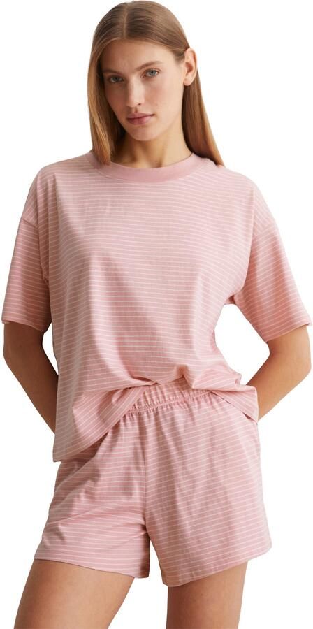 Marc O'Polo Shortama Mix & Match Cotton met fijn gestreept ontwerp (2-delig) - Foto 4