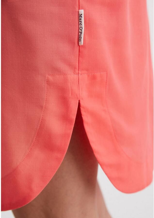 Marc O'Polo Strandjurk lichte tuniekjurk zijspliten v-hals - Foto 2