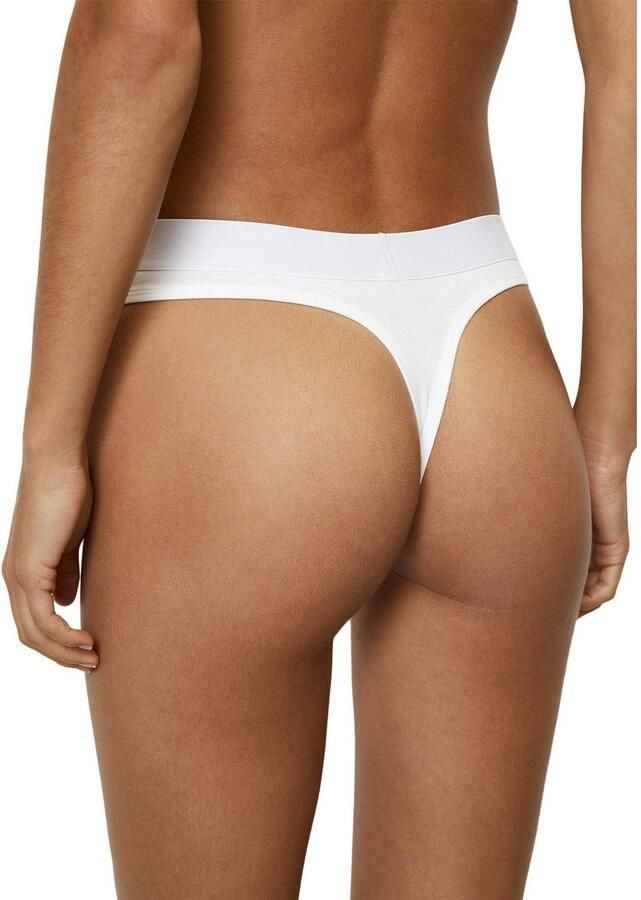 Marc O'Polo String met elastische band met logo in een set van 3 stuks