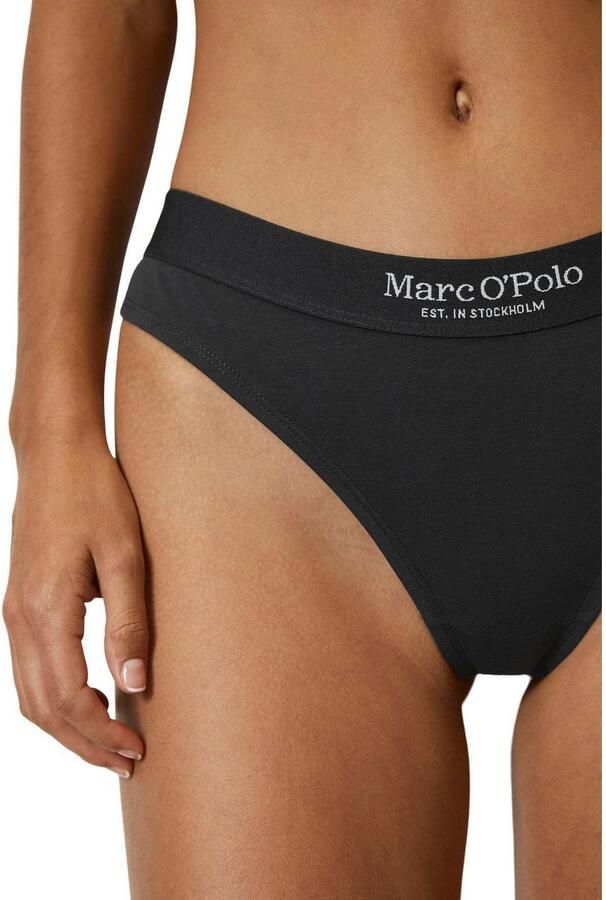 Marc O'Polo String met elastische band met logo in een set van 3 stuks - Foto 3