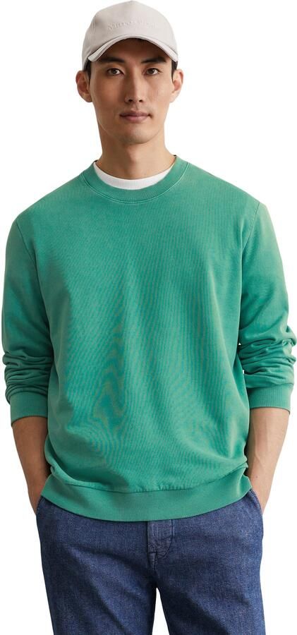 Marc O'Polo Sweatshirt Basic met ribboorden regular lichte zomer-sweatstof - Foto 5