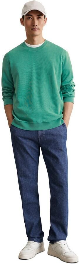 Marc O'Polo Sweatshirt Basic met ribboorden regular lichte zomer-sweatstof - Foto 4