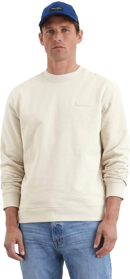 Marc O'Polo Sweatshirt met licht onregelmatige slub-sweatstructuur - Foto 4