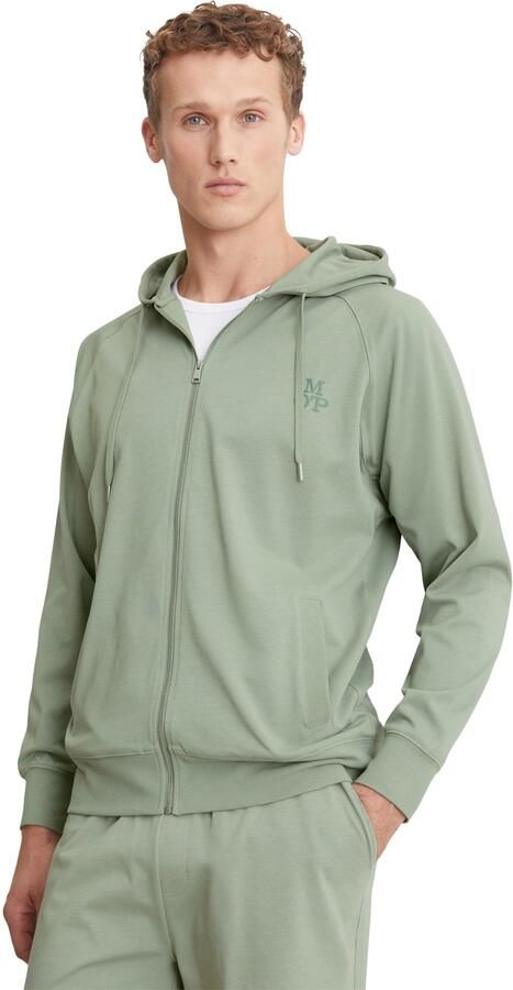 Marc O'Polo Sweatvest Met royale capuchon inclusief trekkoord - Foto 4