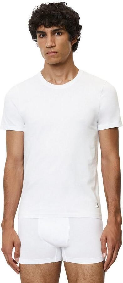 Marc O'Polo T-shirt Essentials Ronde hals korte mouw(2-delig Set van 2) - Foto 4