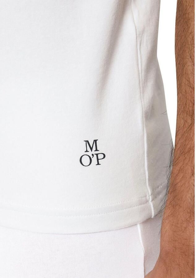Marc O'Polo T-shirt Essentials Ronde hals korte mouw(2-delig Set van 2)