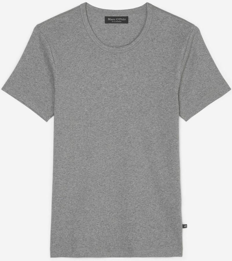 Marc O'Polo T-shirt Iconic rib met figuuraccentuerende pasvorm (Set van 2)