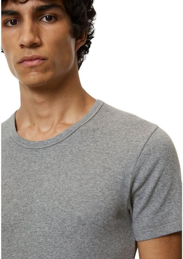Marc O'Polo T-shirt Iconic rib met figuuraccentuerende pasvorm (Set van 2) - Foto 2