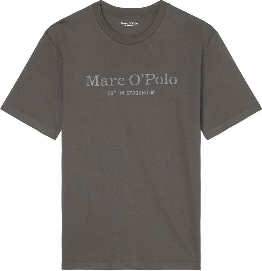 Marc O'Polo T-shirt met statement- en labelprint