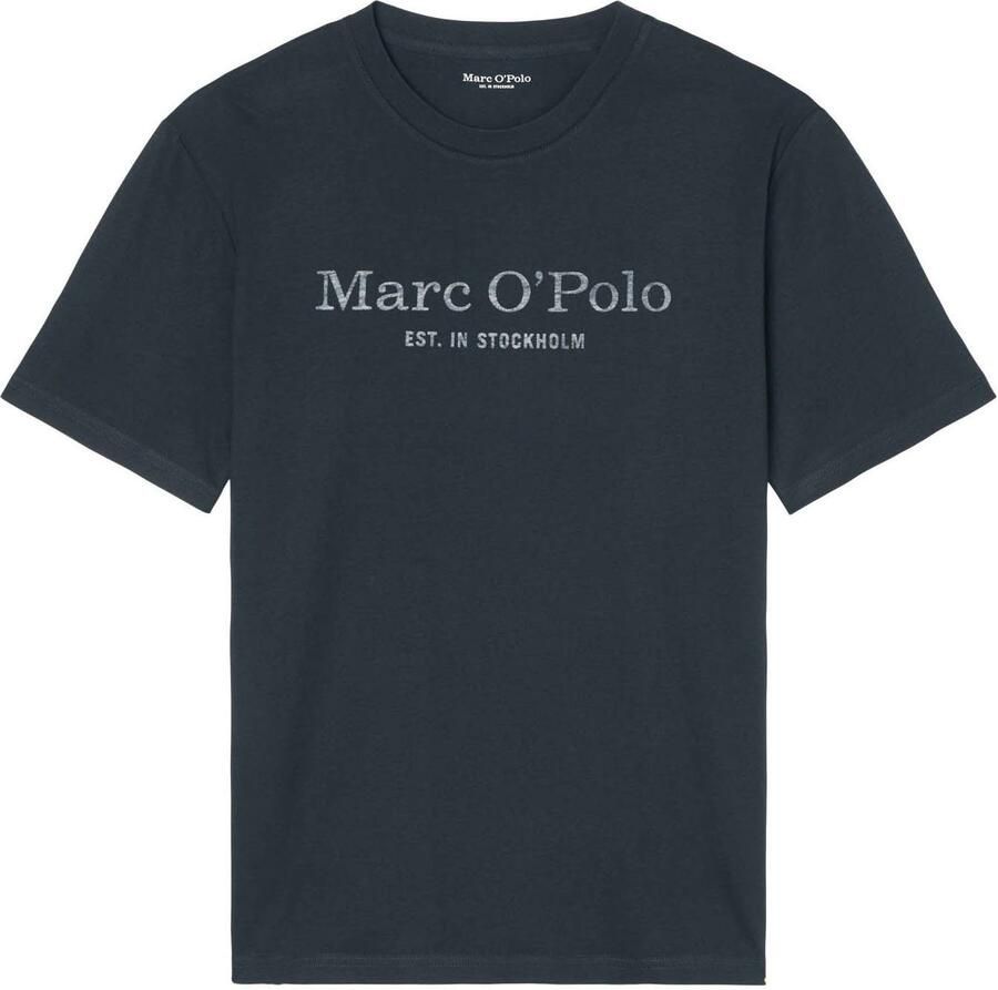Marc O'Polo T-shirt met statement- en labelprint