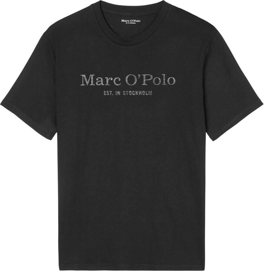 Marc O'Polo T-shirt met statement- en labelprint