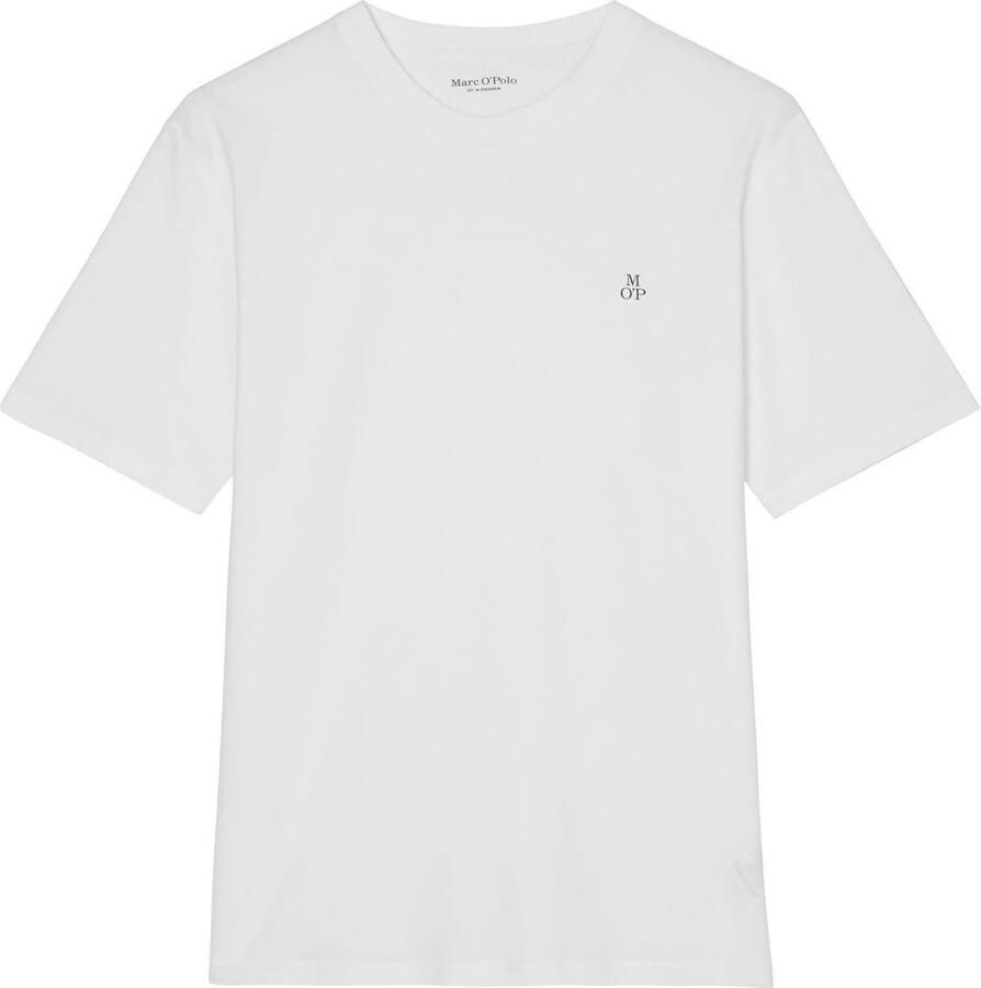 Marc O'Polo T-shirt Logo-T-shirt van bio-katoen