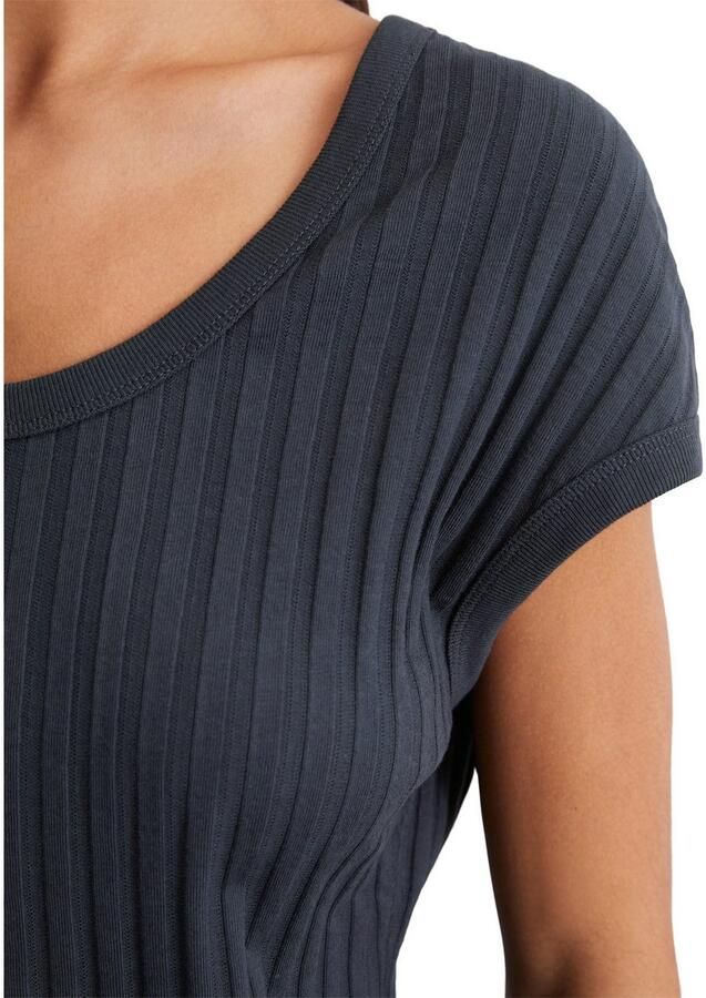 Marc O'Polo T-shirt luchtig gebreid patroon slim fit - Foto 2