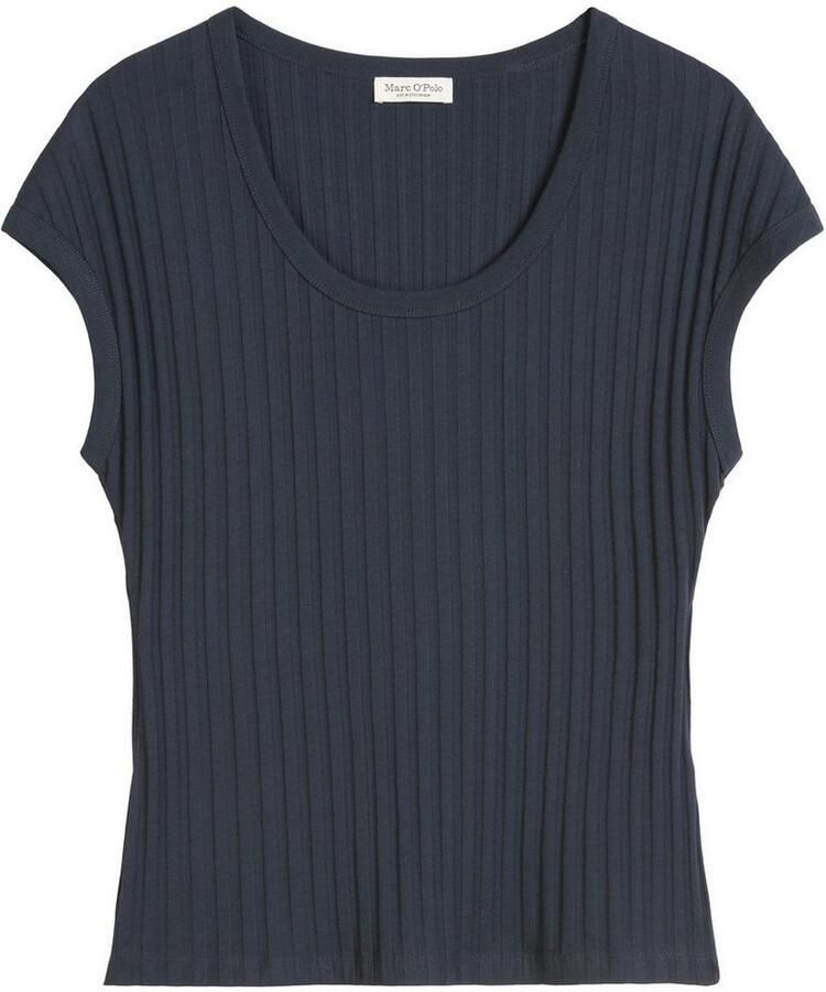 Marc O'Polo T-shirt luchtig gebreid patroon slim fit