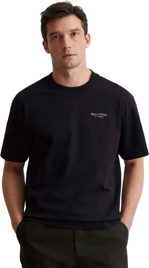 Marc O'Polo T-shirt met grote print op de rug - Foto 4