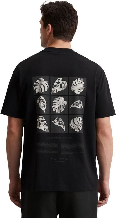 Marc O'Polo T-shirt met grote print op de rug - Foto 3