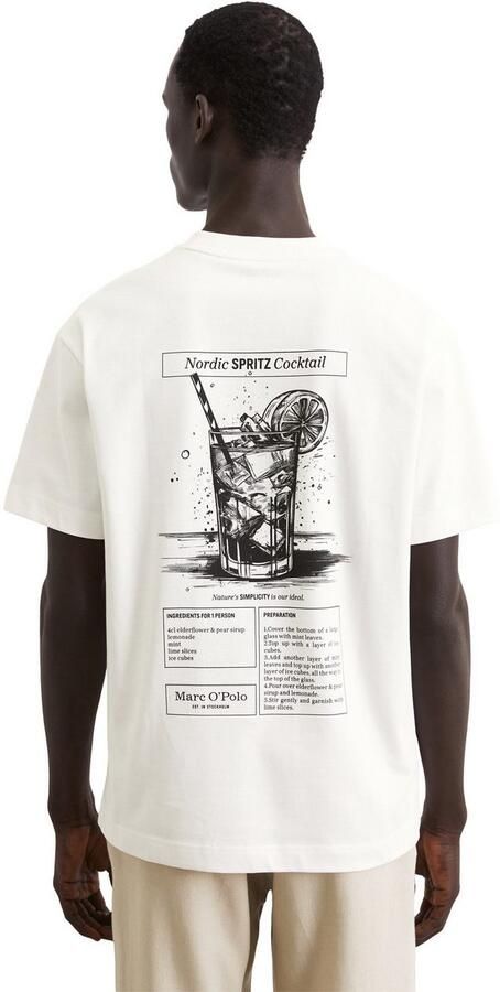 Marc O'Polo T-shirt met modieuze rugprint - Foto 3
