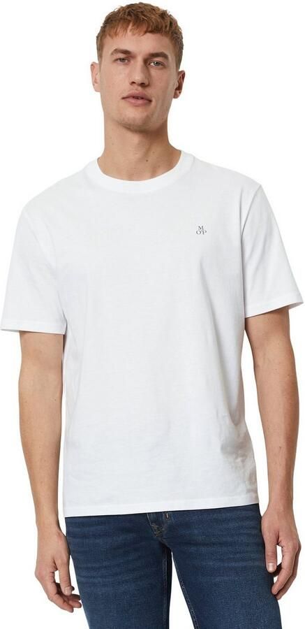 Marc O'Polo T-shirt met rechte pasvorm en ronde hals - Foto 3