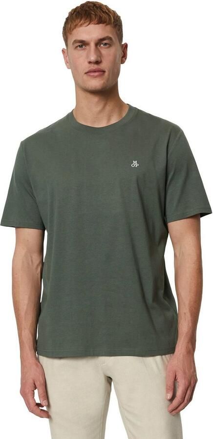 Marc O'Polo T-shirt met rechte pasvorm en ronde hals - Foto 3