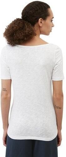 Marc O'Polo Shirt met korte mouwen in gemêleerde look - Foto 4