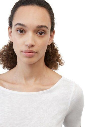 Marc O'Polo Shirt met korte mouwen in gemêleerde look - Foto 2