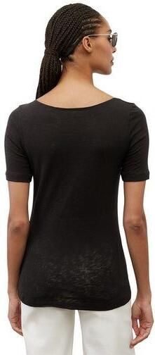 Marc O'Polo Shirt met korte mouwen in gemêleerde look - Foto 4