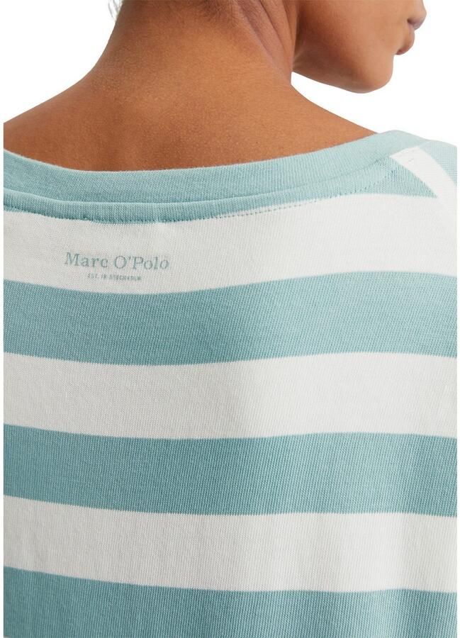 Marc O'Polo T-shirt zijdelingse splitten gestreept