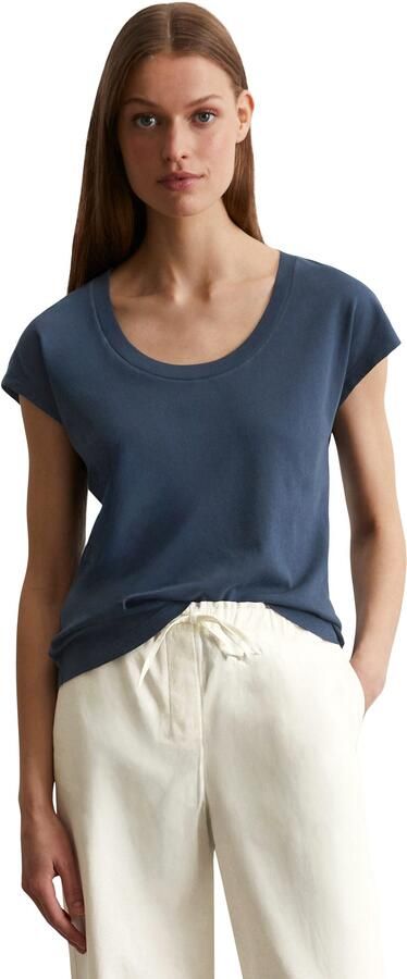 Marc O'Polo Tanktop een subtiel gebogen zoomlijn - Foto 4