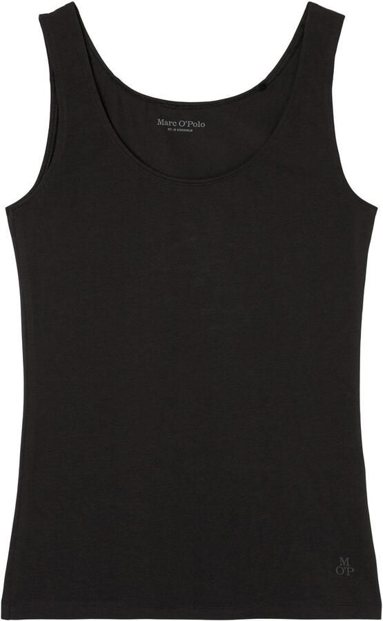 Marc O'Polo Tanktop Essentials met klein logo aan de zoom - Foto 3