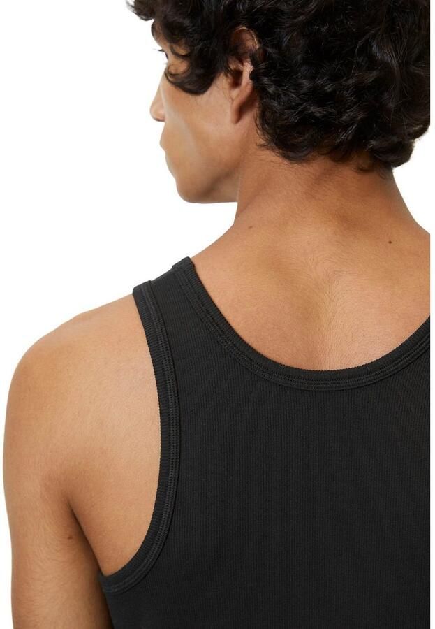 Marc O'Polo Tanktop Iconic rib in aansluitend model (2-delig Set van 2)