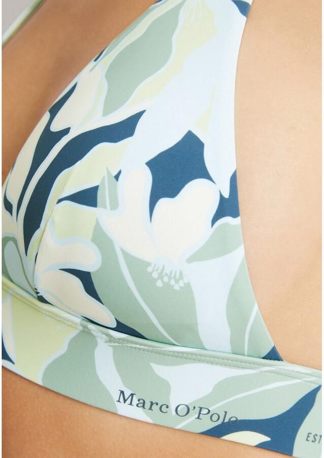 Marc O'Polo Triangel-bikinitop Multi Floral Neckholder om te strikken uitneembare vulling - Foto 2