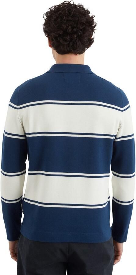 Marc O'Polo Regular fit rugbyshirt van zuiver katoen in een licht Milano-tricot - Foto 3