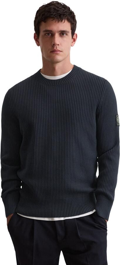 Marc O'Polo Trui met ronde hals DFB Travel Collection van puur bio-katoen regular fit - Foto 5