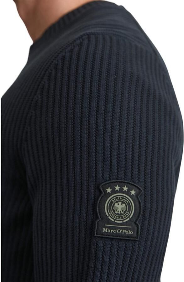 Marc O'Polo Trui met ronde hals DFB Travel Collection van puur bio-katoen regular fit - Foto 2