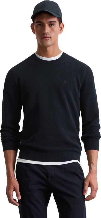 Marc O'Polo Regular fit gebreide pullover van zuiver katoen - Foto 5