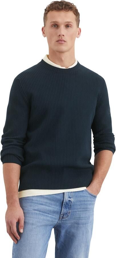 Marc O'Polo Trui met ronde hals met modieuze structuur - Foto 4