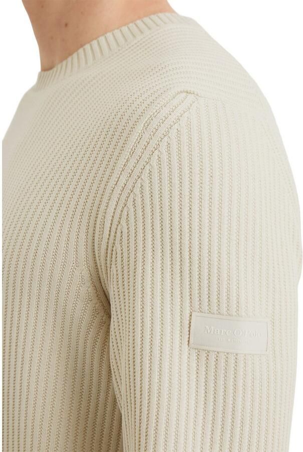 Marc O'Polo Trui met ronde hals met modieuze structuur - Foto 2
