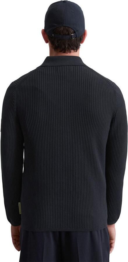 Marc O'Polo Vest DFB Travel Collection van puur biologisch katoen regular fit elastische ribstructuur - Foto 3