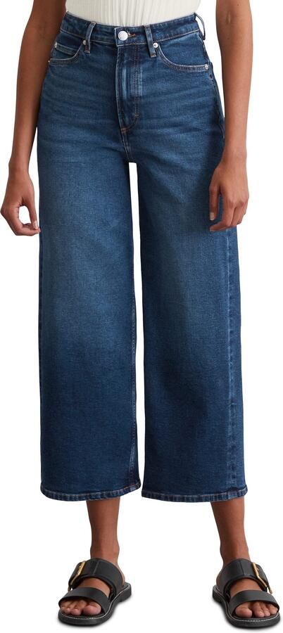 Marc O'Polo Wijde jeans Tolva High waist wide fit in culotte vorm - Foto 5