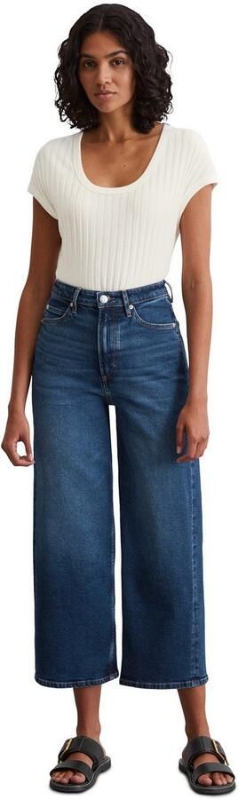 Marc O'Polo Wijde jeans Tolva High waist wide fit in culotte vorm - Foto 4