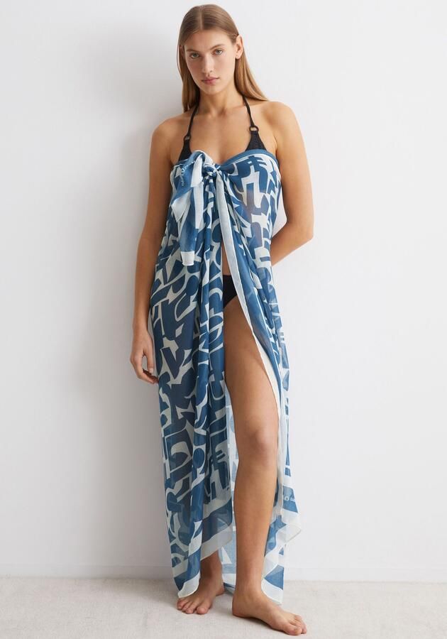 Marc O'Polo XXL-sjaal Geo Print met veelzijdige draagmogelijkheden - Foto 4