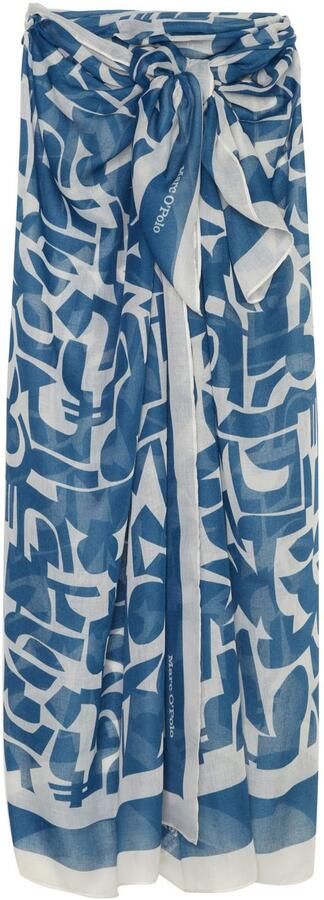 Marc O'Polo XXL-sjaal Geo Print met veelzijdige draagmogelijkheden - Foto 3