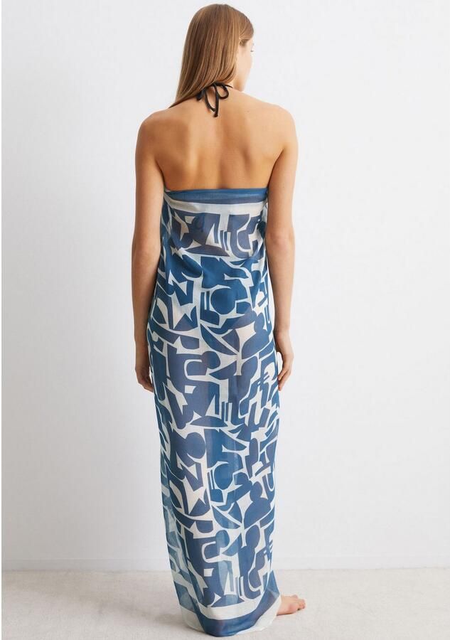 Marc O'Polo XXL-sjaal Geo Print met veelzijdige draagmogelijkheden - Foto 2