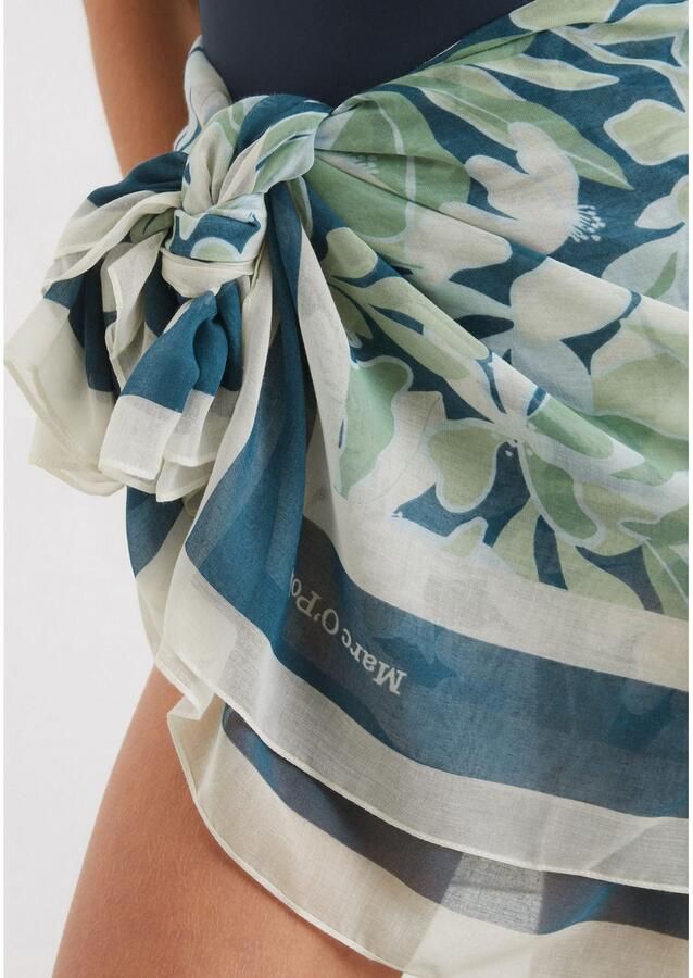 Marc O'Polo XXL-sjaal Multi Floral met veelzijdige draagopties
