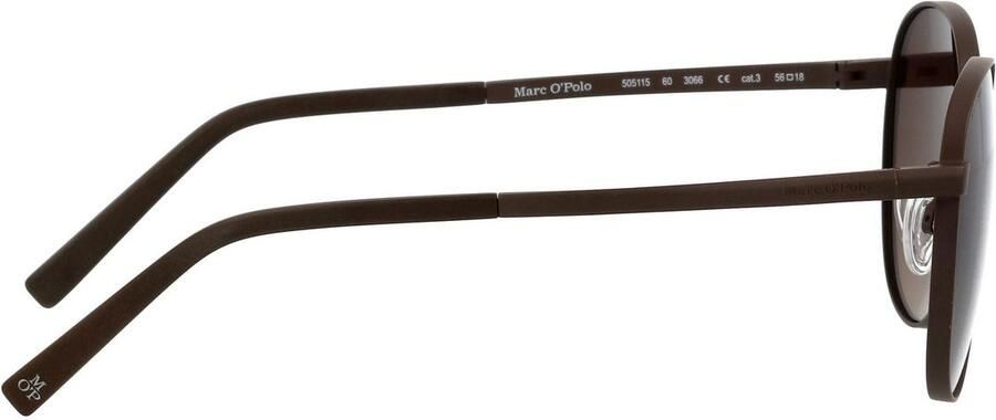 Marc O'Polo Zonnebril 505115 Vorm rond logo op de poot en glas polyamide UV 400 - Foto 1