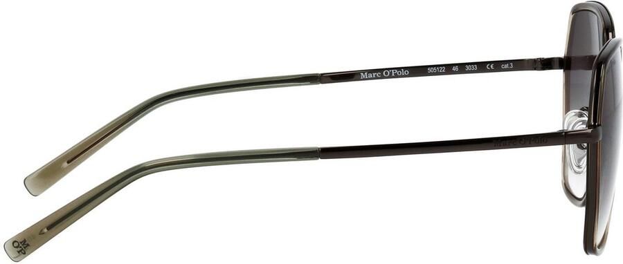 Marc O'Polo Zonnebril 505122 Vorm Hexagoon hoogwaardige verloopglazen Polyamide UV 400