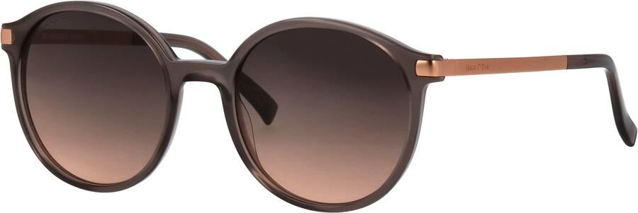 Marc O'Polo Zonnebril 506215 Vorm rond logo op de poot en glas polyamide UV 400 - Foto 4