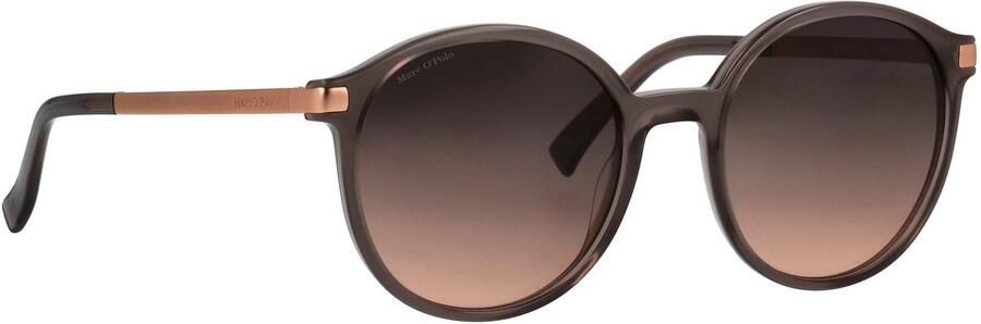 Marc O'Polo Zonnebril 506215 Vorm rond logo op de poot en glas polyamide UV 400 - Foto 3