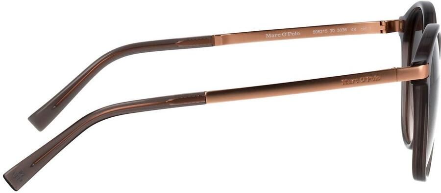 Marc O'Polo Zonnebril 506215 Vorm rond logo op de poot en glas polyamide UV 400