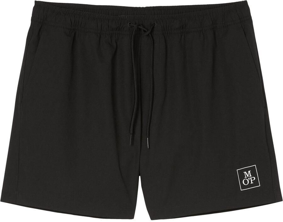 Marc O'Polo Zwemshort Elastische band met tunnelkoord zijzakken - Foto 4